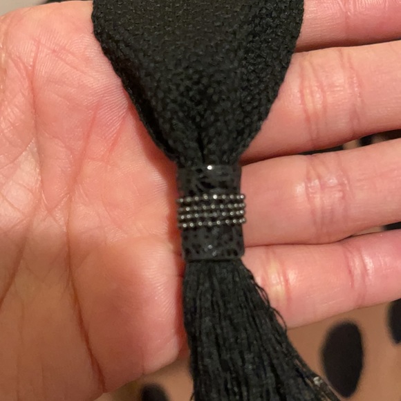 NWT Brunello Cucinelli tie leather belt in black🖤 - Picture 3 of 8